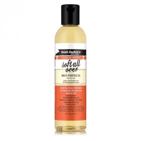 AUNT JACKIE'S FLAXSEED - SOFT ALL OVER MULTI PURPOSE OIL