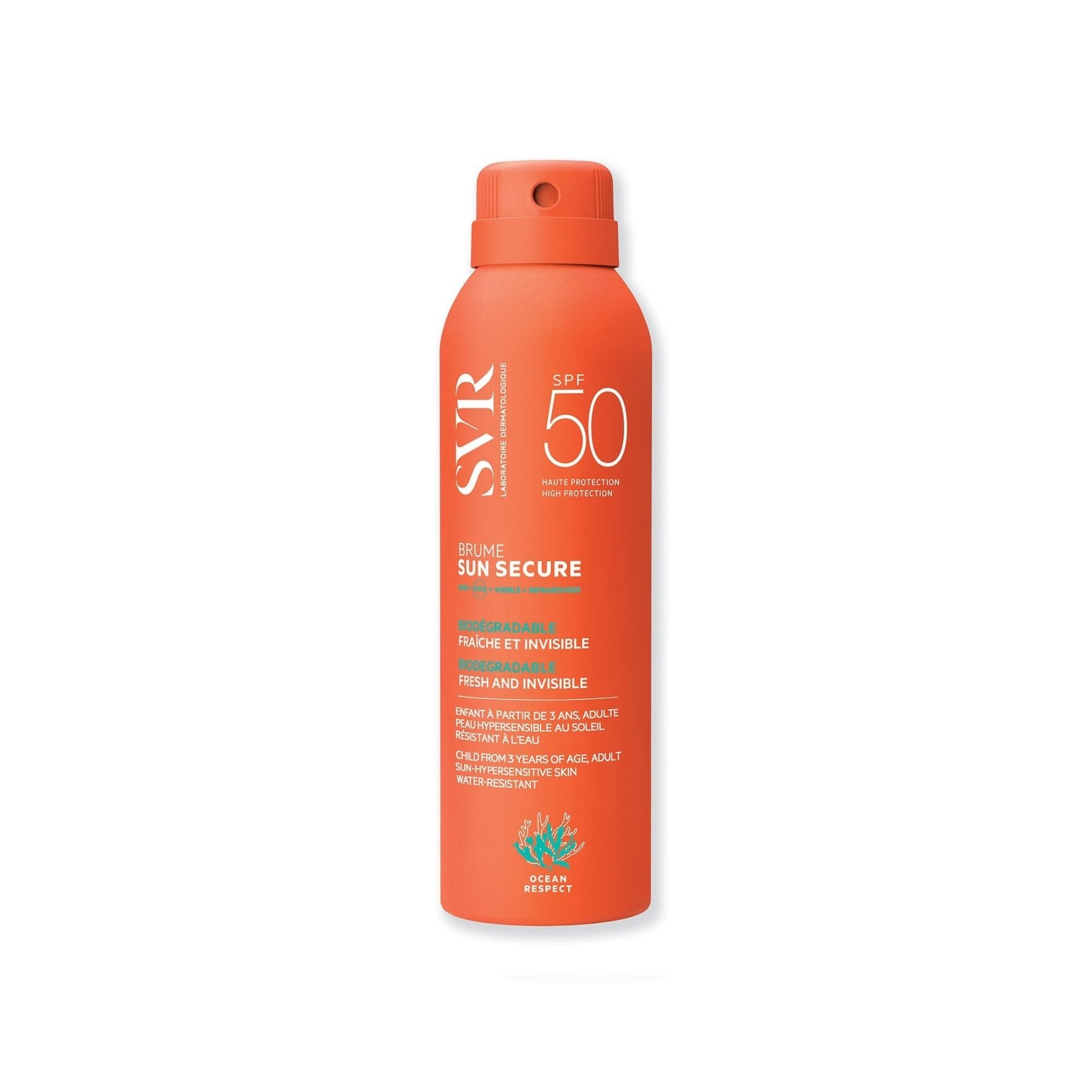 SVR - ECRAN SOLAIRE - BRUME FRAICHE INVISIBLE SPF 50 - Aya Léya